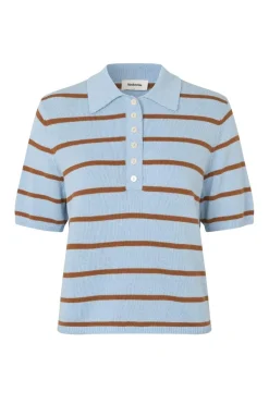Malvamd Ss Stripe Polo 58746