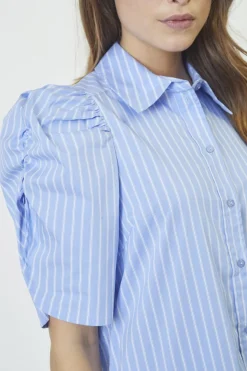 Micacc Stripe Ss Shirt Dress 36551