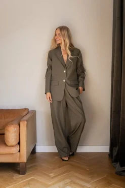 Molly&My x Julie Elgaard Mjcelina Structure Pants 167306 | Jeans, Leggings & Byxor|Set