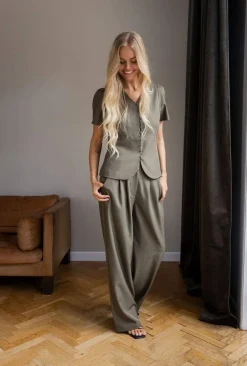 Molly&My x Julie Elgaard Mjcelina Structure Pants 167306 | Jeans, Leggings & Byxor|Set