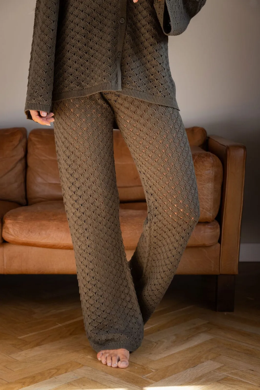 Molly&My x Julie Elgaard Mjliva Knit Pants 167101 | Jeans, Leggings & Byxor|Set