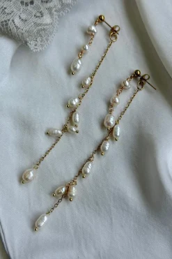 Mellow Moon Mmdouble String Pearl Earring | Örhängen