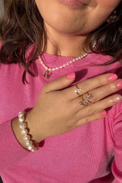 Mmletter Stone Ring