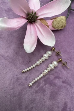 Mellow Moon Mmone Pearl Long Earring | Örhängen