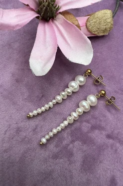 Mellow Moon Mmone Pearl Long Earring | Örhängen