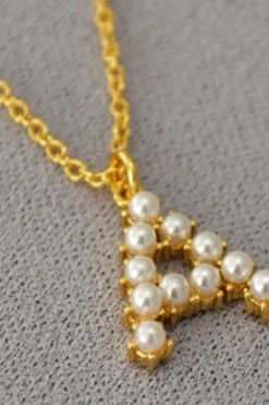 Mmpearl Letter Necklace