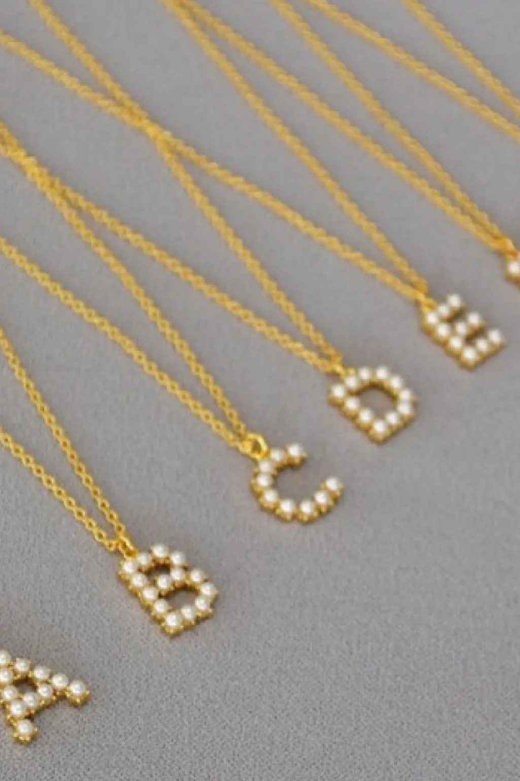 Mmpearl Letter Necklace