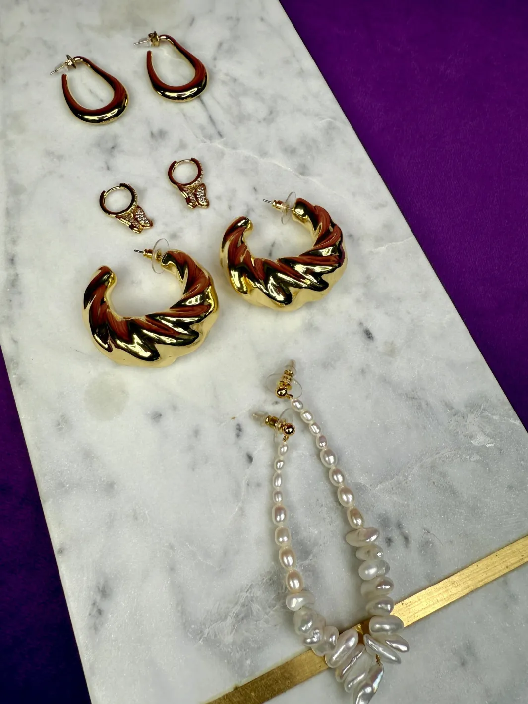 Mellow Moon Mmrose Earring | Örhängen