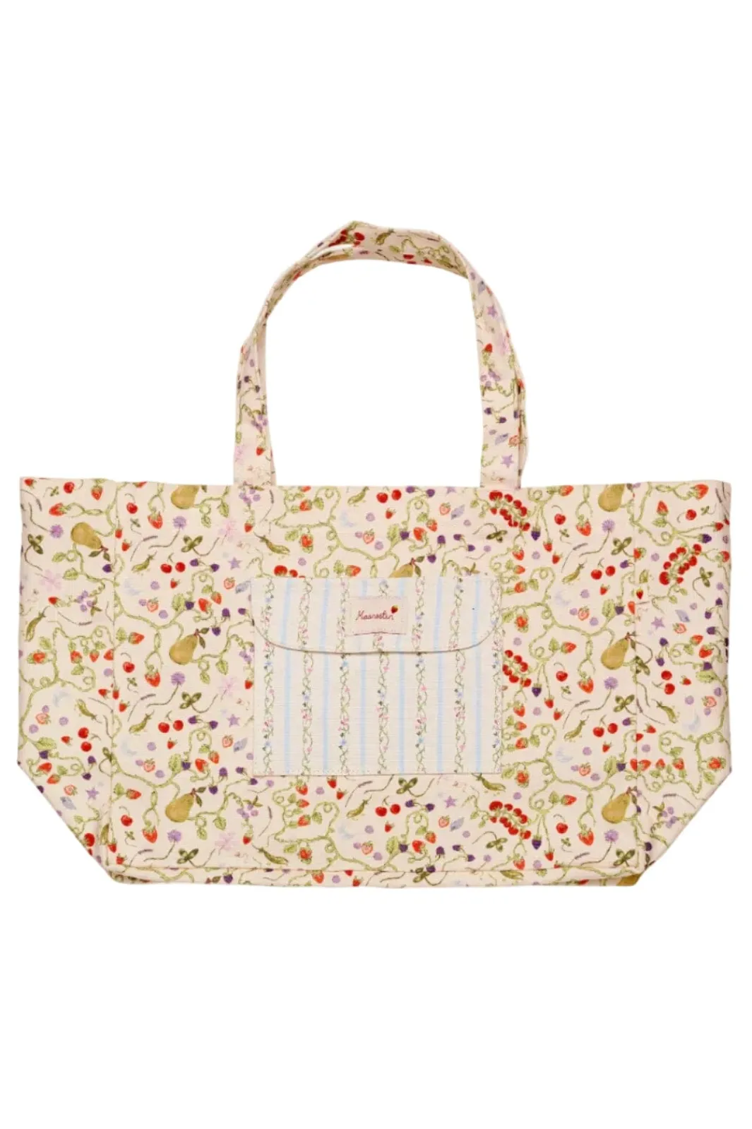 Maanesten Msbig Canvas Totebag Garden Magic Ivory | Väskor & Plånböcker