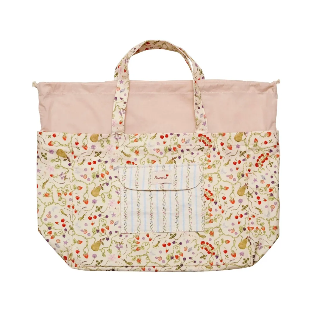 Maanesten Msbig Canvas Totebag Garden Magic Ivory | Väskor & Plånböcker