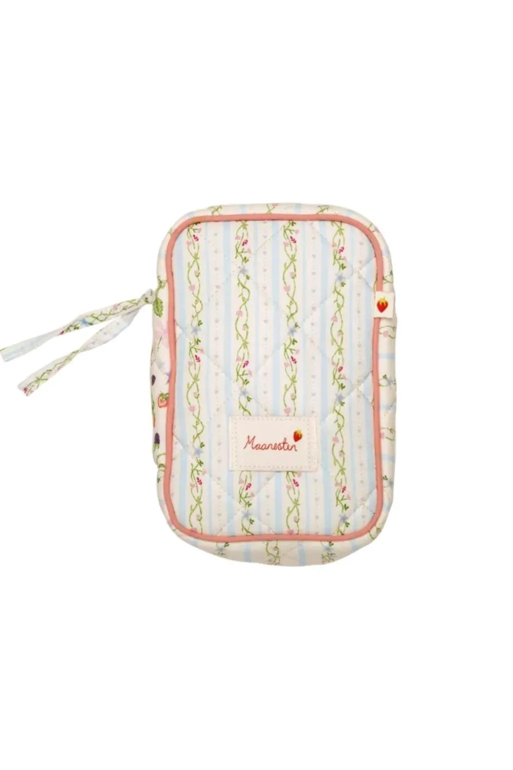 Msdreams Makeup Bag Summer Stripes Blue