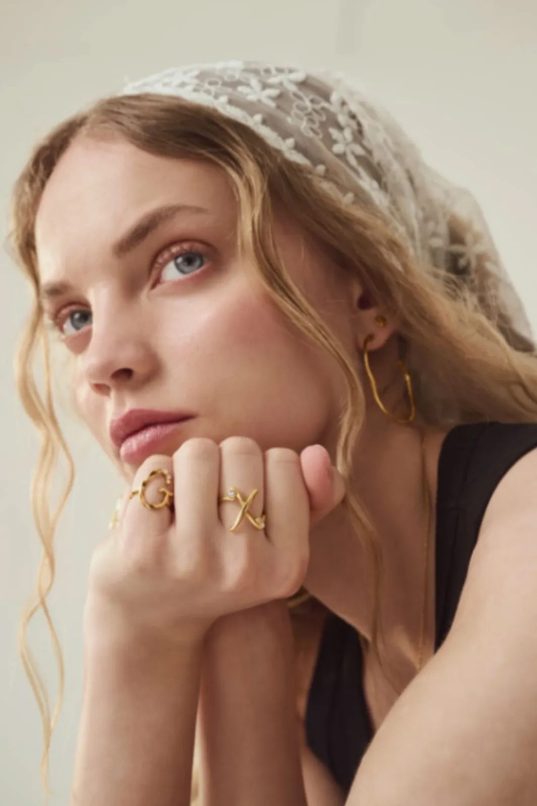 Maanesten Msg Alphabet Ring | Ringar