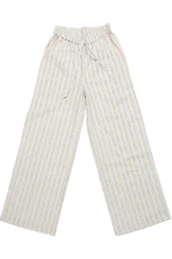 Msheather Pants Summer Stripe Blue