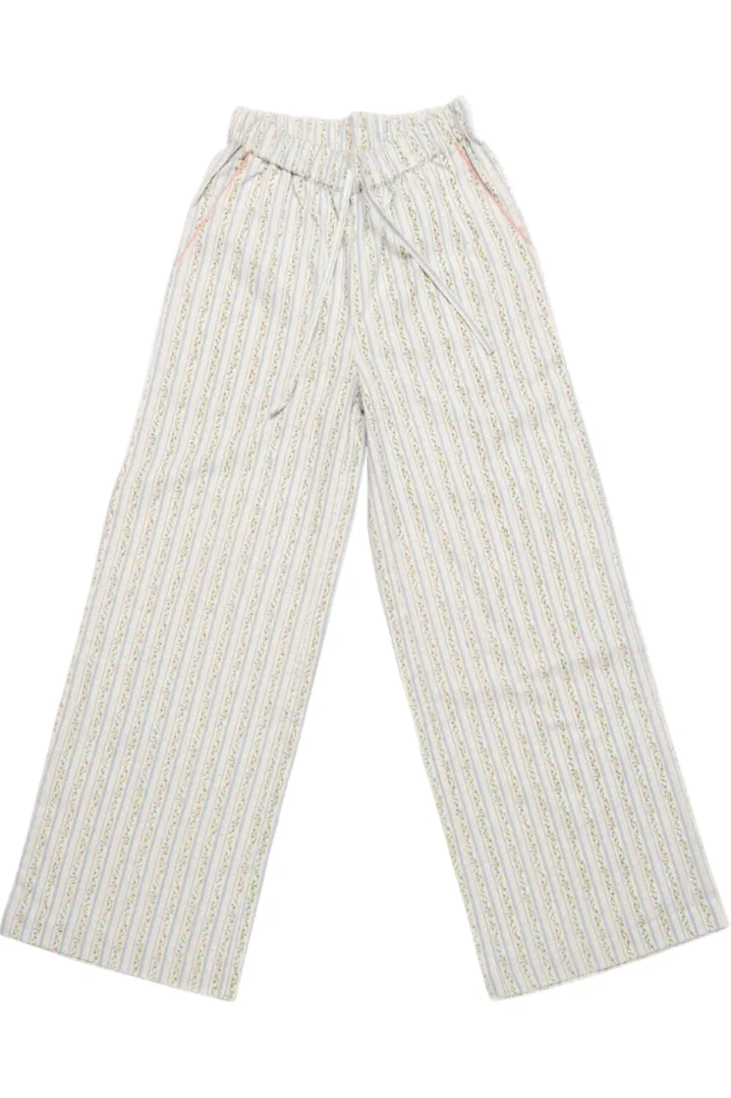 Msheather Pants Summer Stripe Blue