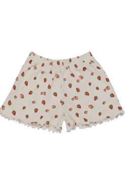 Maanesten jea Pointee hort trawberry Garden White | Shorts