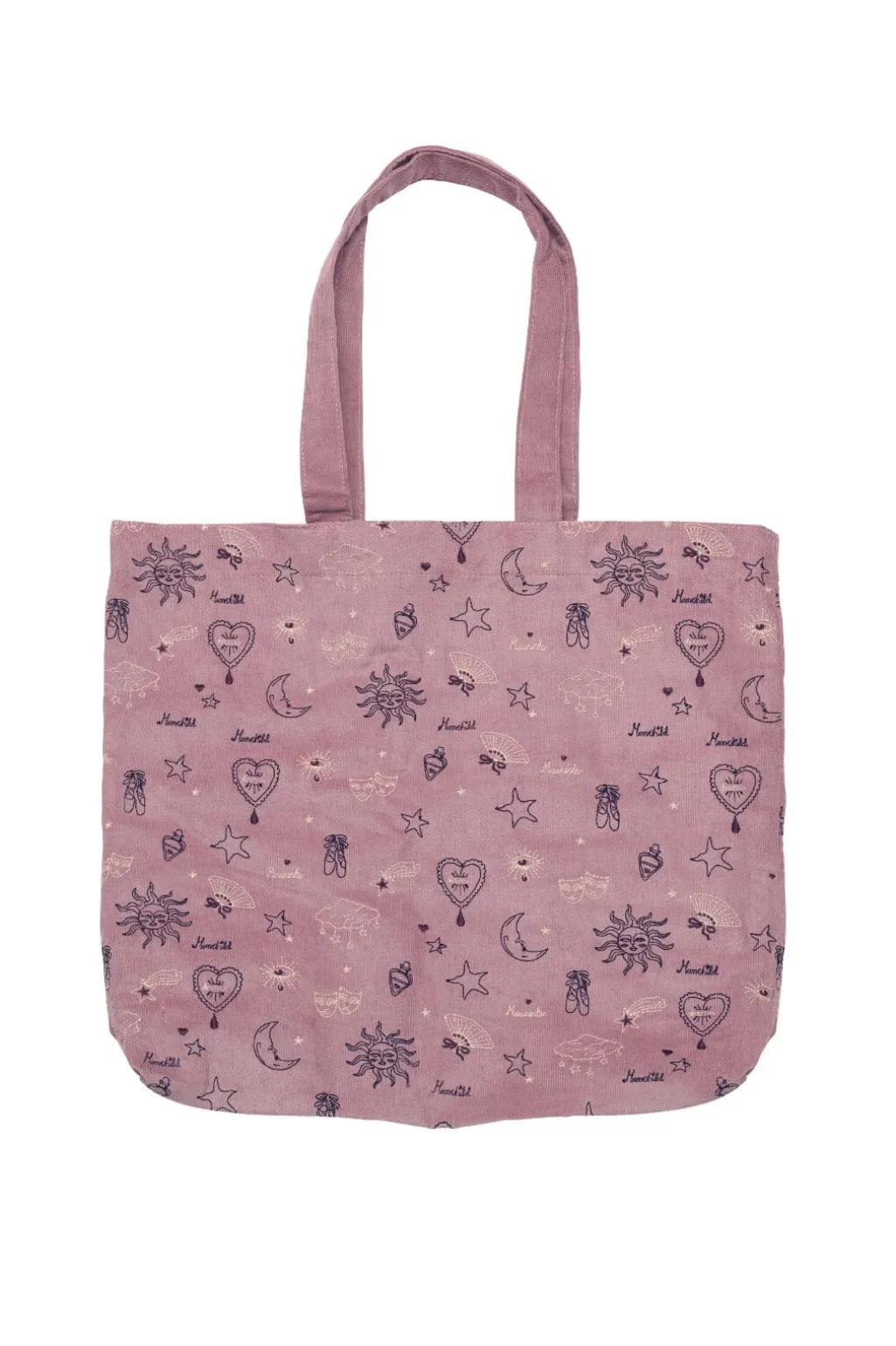 Msmagic Corduroy Totebag Purple Theatre Magic