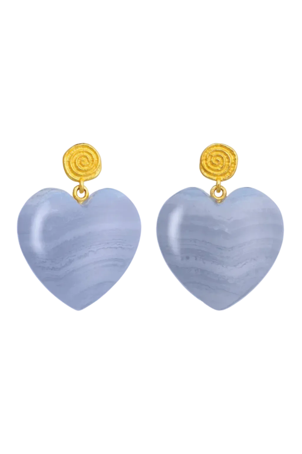 Mspenny Blue Lace Earrings