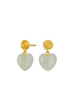 Mspenny Petite Moss Green Earrings