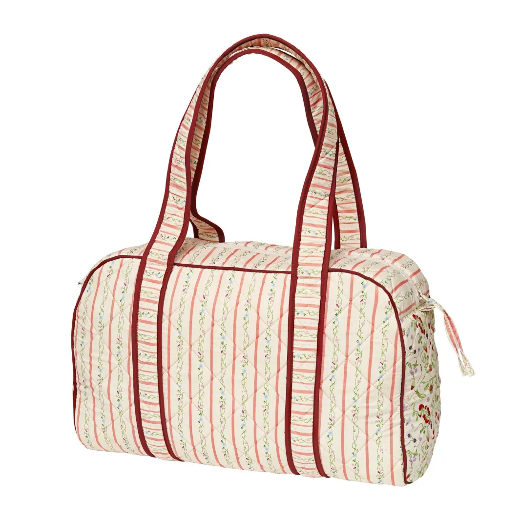 Maanesten Mssuvi Quilted Bag Summer Stripes Peach | Väskor & Plånböcker