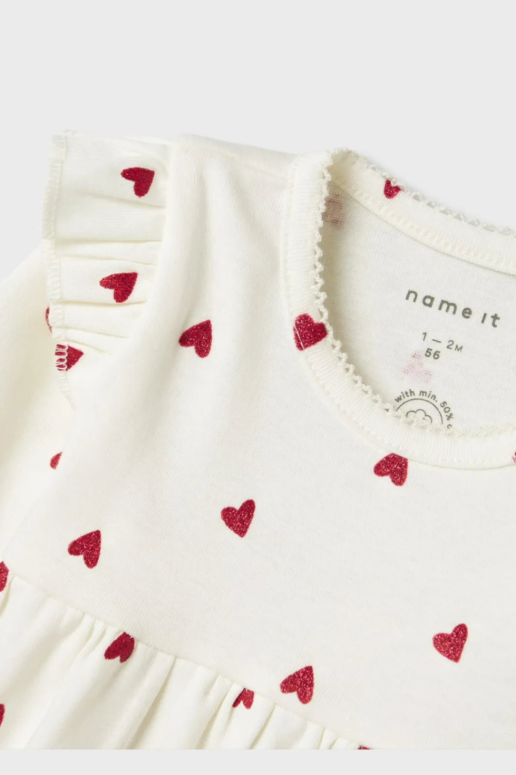 Name It Nbfdheart Ls Dress | Barn Klänningar