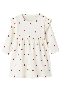 Name It Nbfdheart Ls Dress | Barn Klänningar