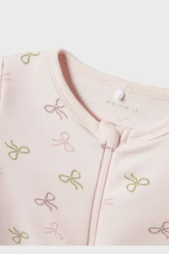 Nbfnightsuit Zip Ff Pink Bow