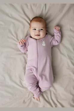Name It Nbfnightsuit Zip Ff Sand Rabbit | Barn Nattkläder & Underkläder