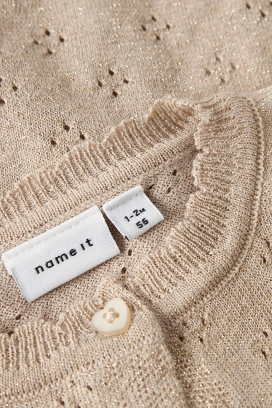 Name It Nbfrolia Ls Knit Card | Barn Amningsvänliga Kläder|Cardigans