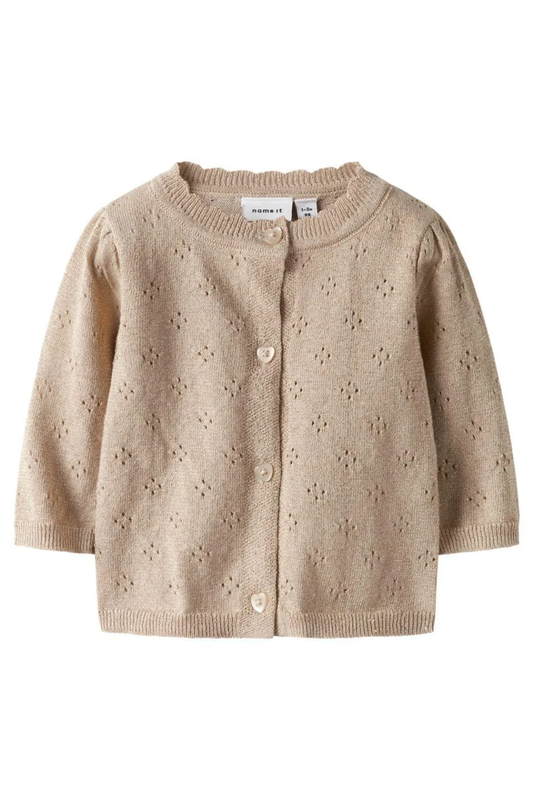 Name It Nbfrolia Ls Knit Card | Barn Amningsvänliga Kläder|Cardigans