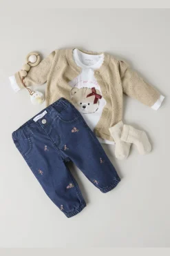 Nbfrose Shaped Emb Jeans 5321-Yb H