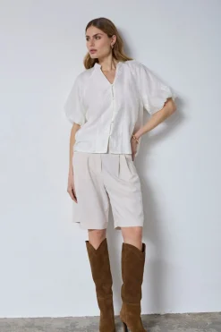 Co´Couture Neacc V-hirt 45123 | Blusar & Skjortor