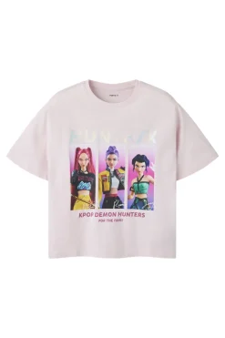Name It Nkfmaja Kpop Ss Nreg Top Box Lnoos Sky | Barn T-Shirts & Toppar|T-Shirts & Toppar