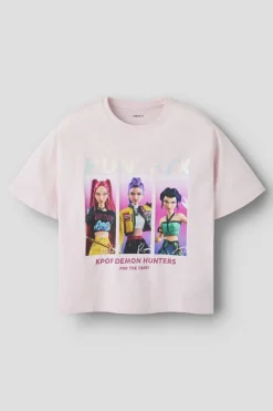 Name It Nkfmaja Kpop Ss Nreg Top Box Lnoos Sky | Barn T-Shirts & Toppar|T-Shirts & Toppar