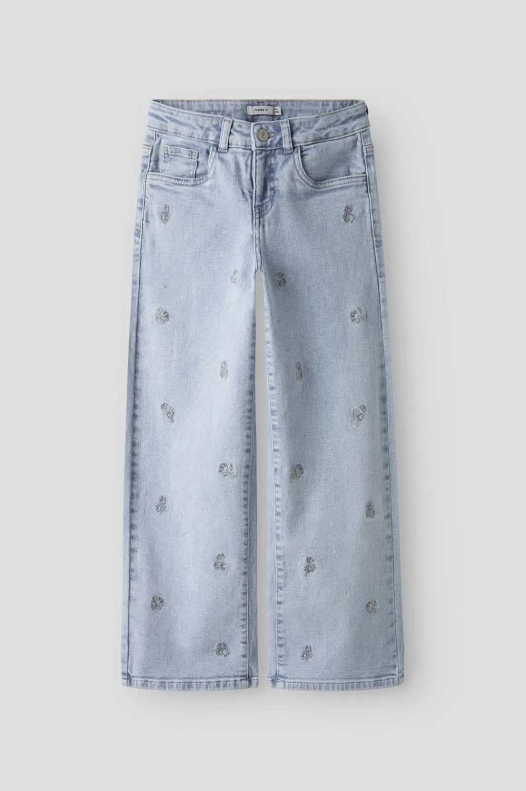 Name It Nkfrose Wide Emb Jeans 2010-Fr | Barn Byxor & Leggings