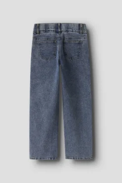 Name It Nkfrose Wide Rhinestone Jeans 4417-Im T | Barn Byxor & Leggings