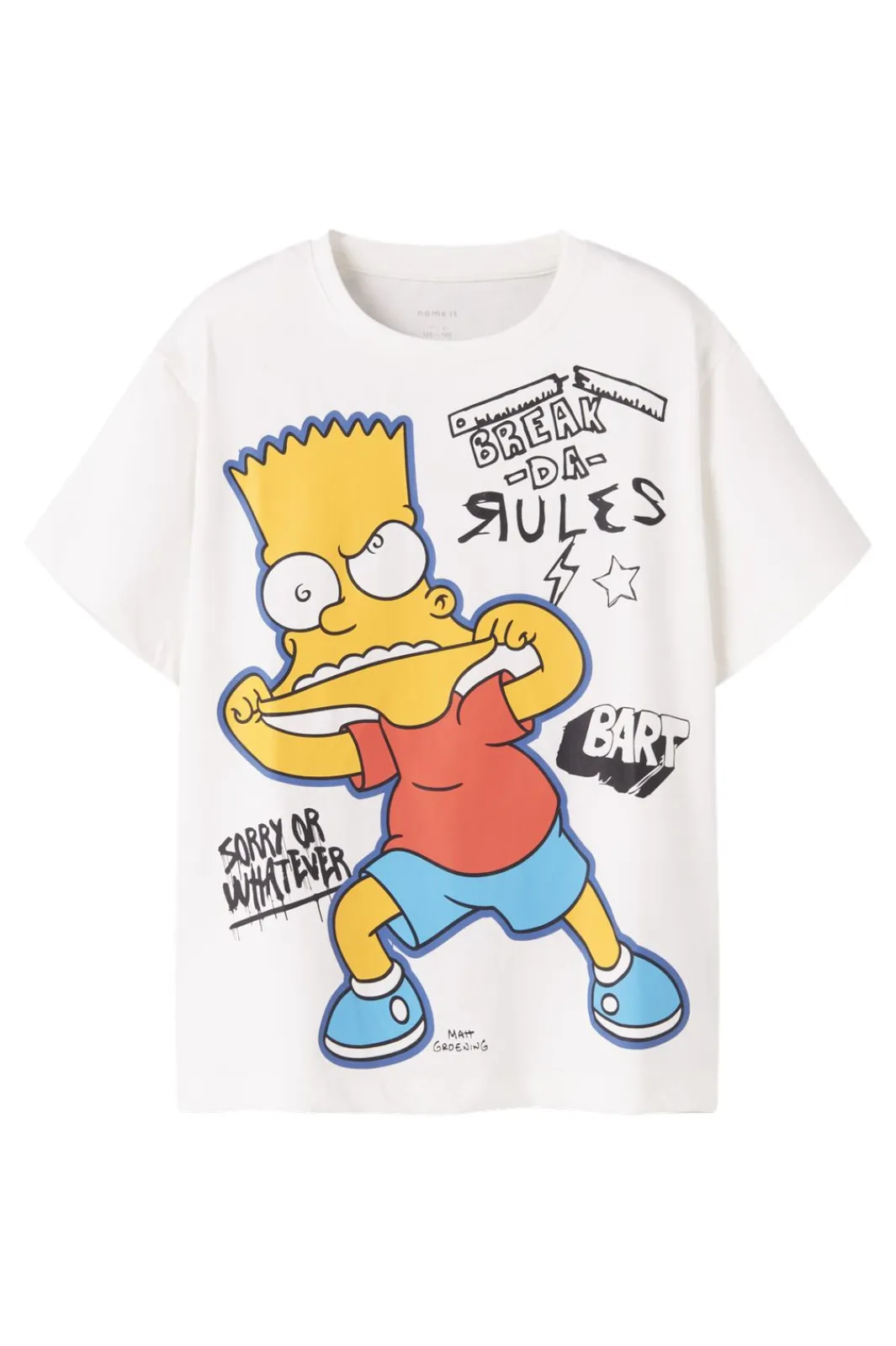 Name It Nkmjuda Simpsons Nreg Ss Top Box Bfu | Barn T-Shirts & Toppar|T-Shirts & Toppar