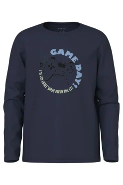 Name It Nkmnightset Navy Gamer | Barn Nattkläder & Underkläder