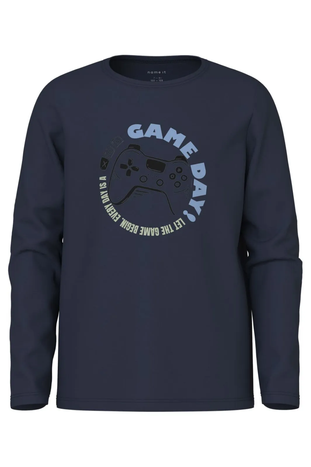 Name It Nkmnightset Navy Gamer | Barn Nattkläder & Underkläder