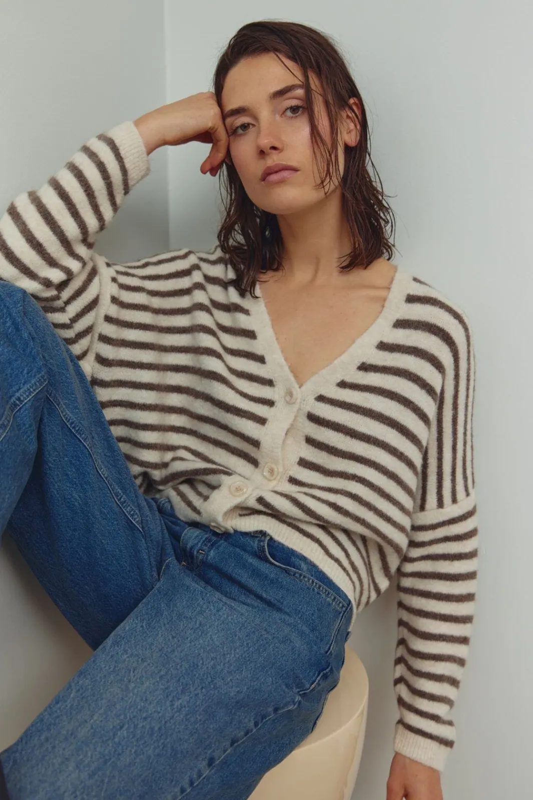 Noella Nln-Mertice Knit Cardigan 16570002 | Cardigans