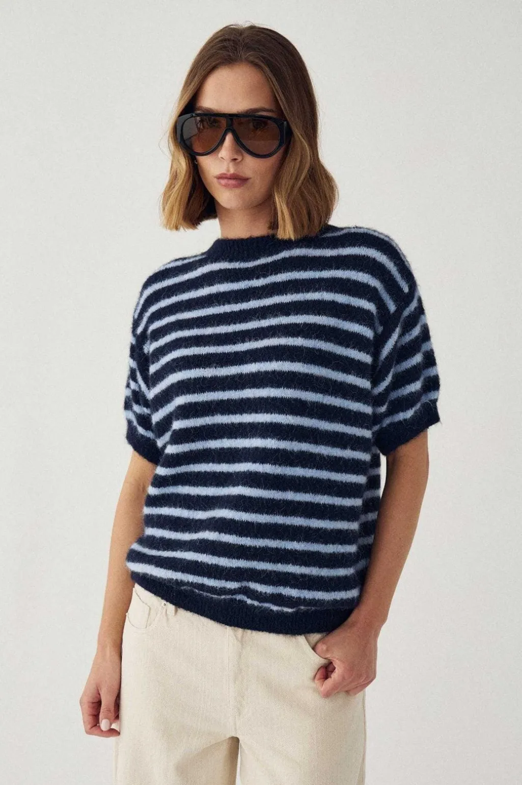 Nln-Monikah Ss Knit 16570003