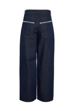 Noisy May Nmadriana Nw Loose Lace Jeans Db | Set|Jeans, Leggings & Byxor