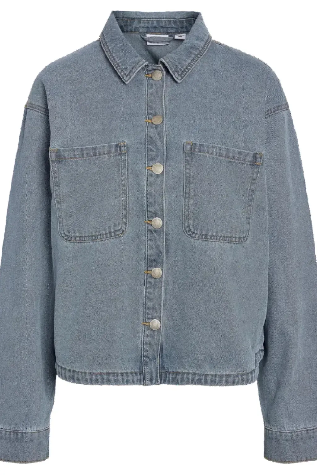 Nmalva L/S Shacket W Fringe Bs039Lb