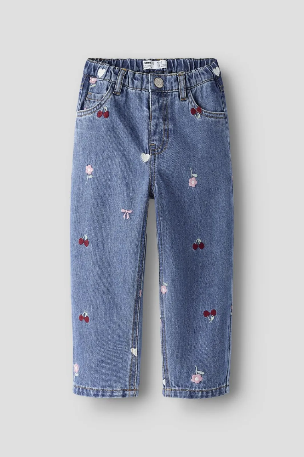 Name It Nmfbella Barrel Emb Jeans 4870-Ov L | Barn Byxor & Leggings