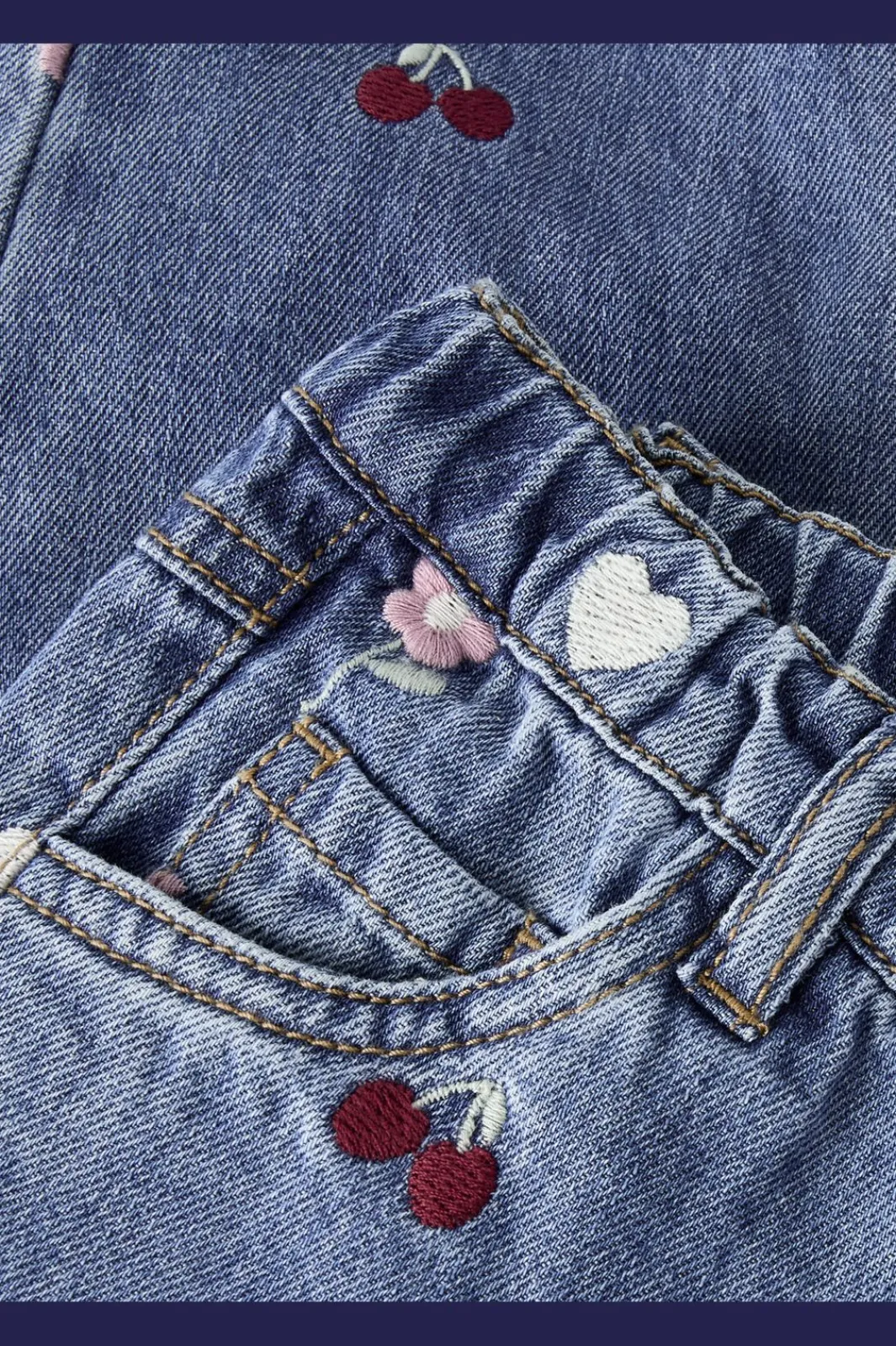 Name It Nmfbella Barrel Emb Jeans 4870-Ov L | Barn Byxor & Leggings