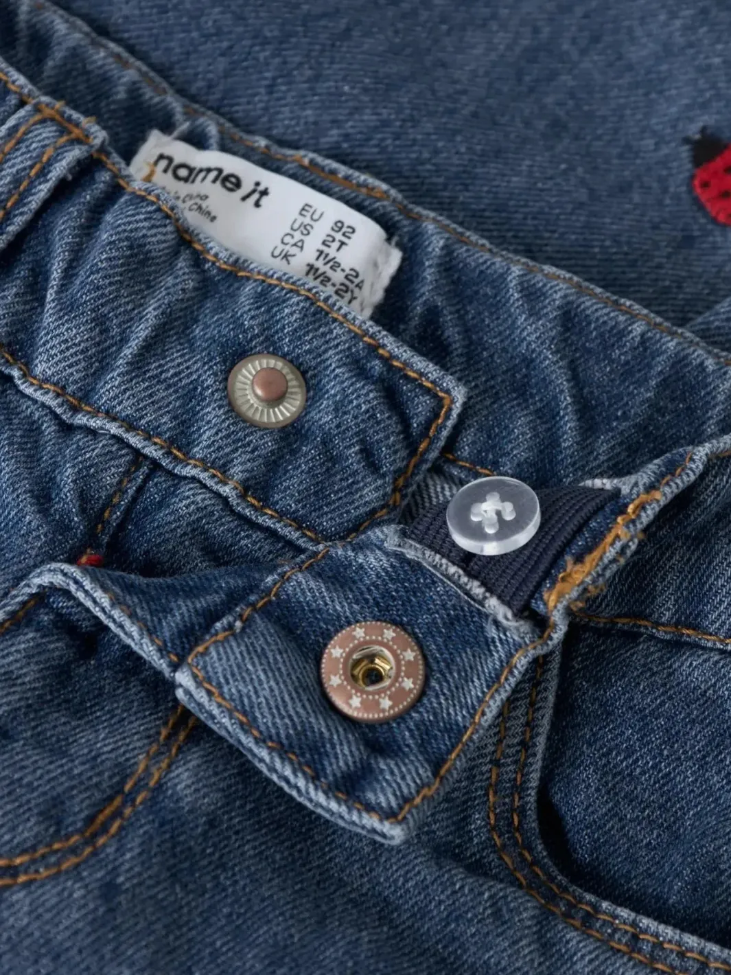 Name It Nmfbella Emb Jeans 3285-Za | Barn Byxor & Leggings