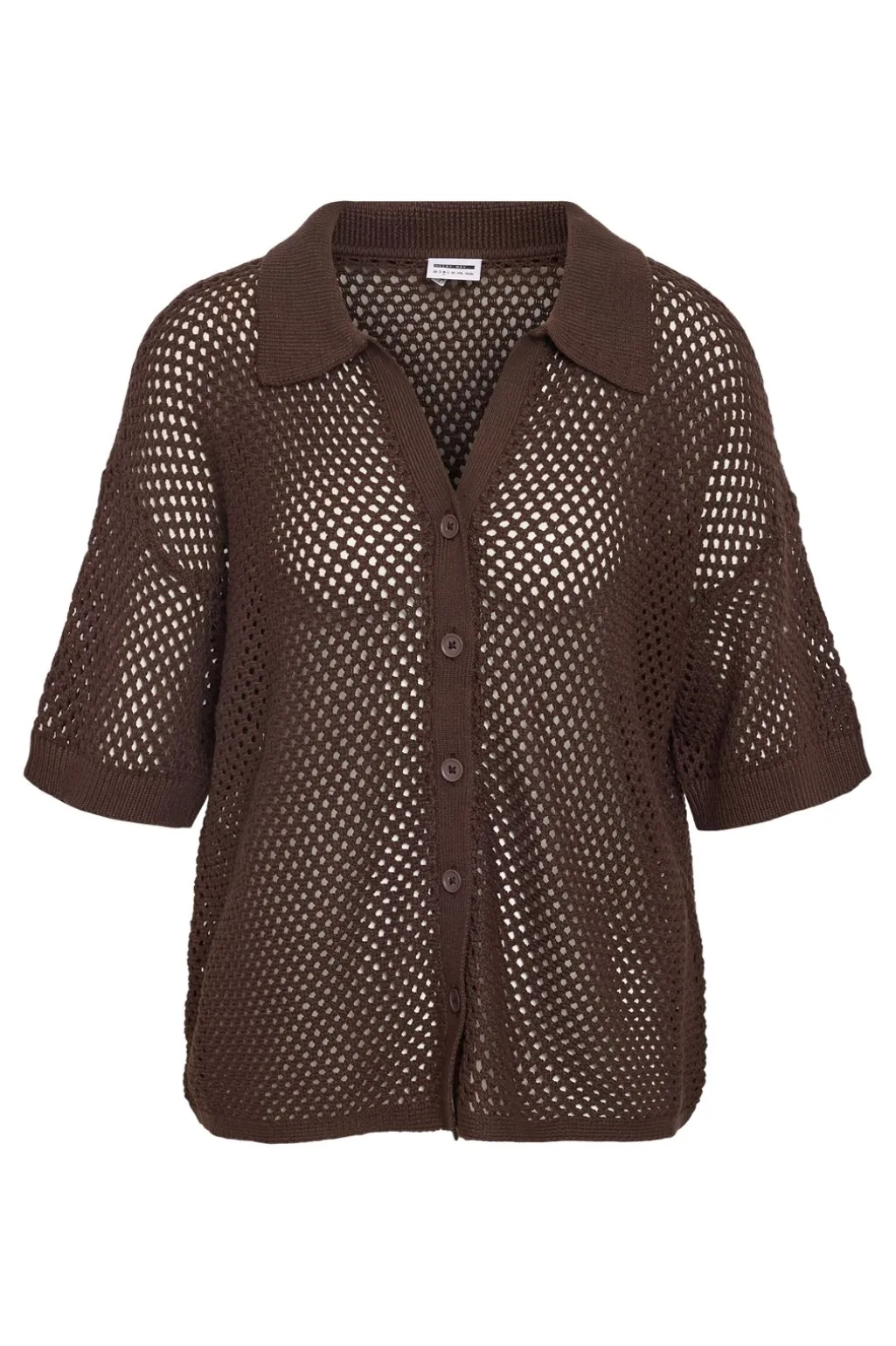 Nmflorine S/S Oversized Knit Shirt