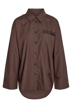 Nmfrida L/S Button Lace Shirt Tnt/17