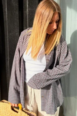 Noisy May Nhaiey Zoe / Check hirt | Blusar & Skjortor