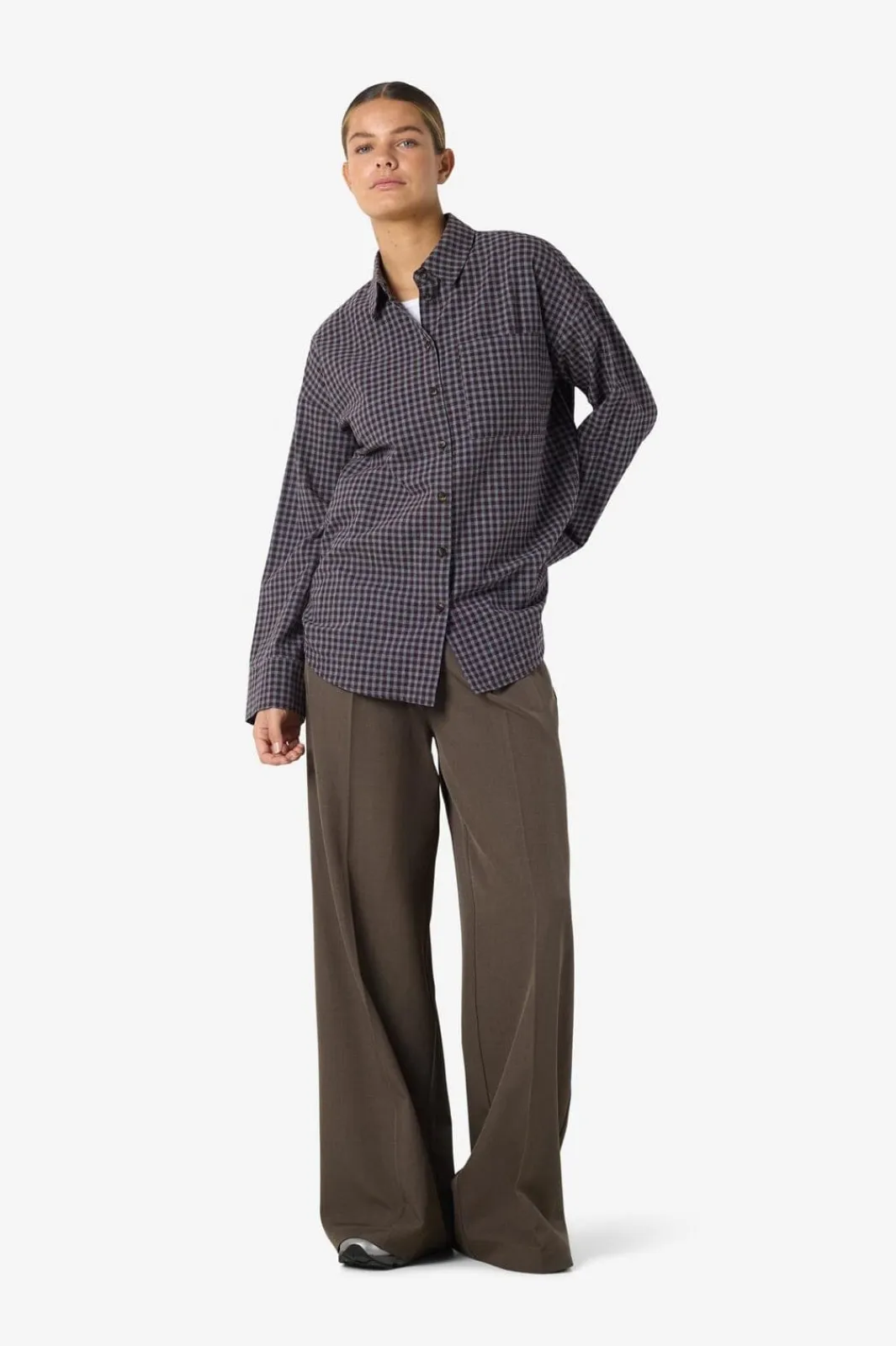 Noisy May Nhaiey Zoe / Check hirt | Blusar & Skjortor