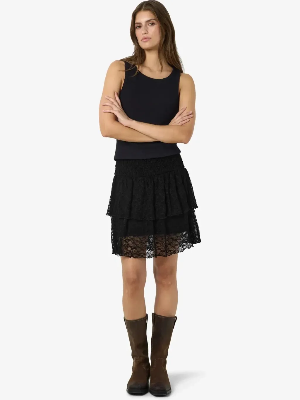Nmisabel Nw Short Layered Skirt